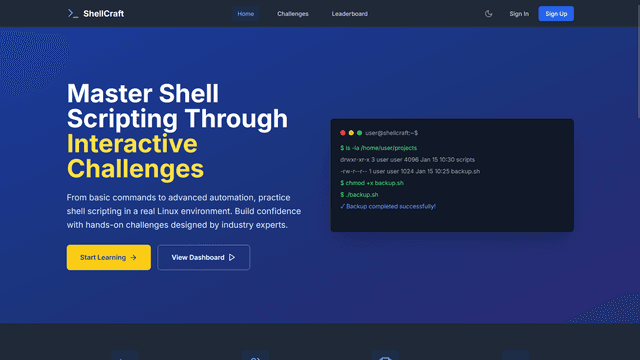ShellCraft: Interactive Command-Line Learning Environment